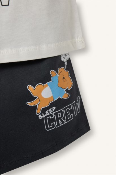 Pyjama T-shirt et Short imprimés pour bébé garçon