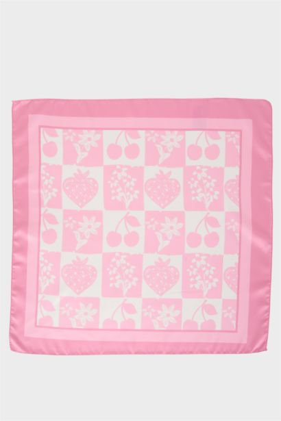 سكارف بناتي ستان منقوش