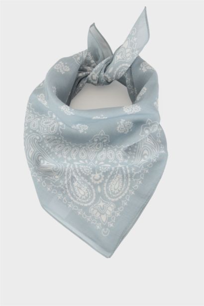 Desenli Pamuklu Fular Kız Çocuk