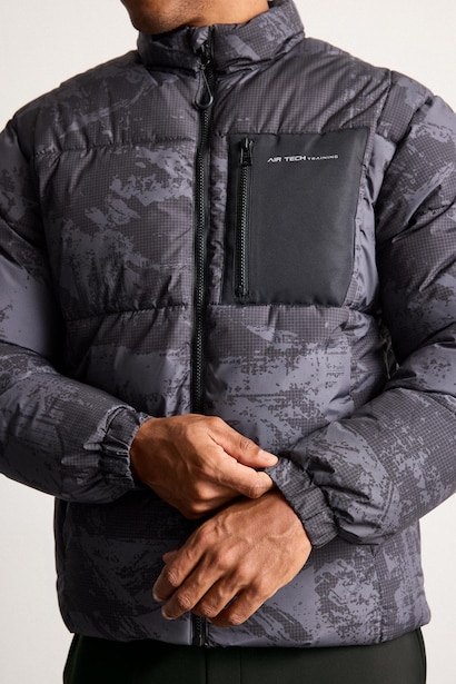 Zipper Puffer Jacket