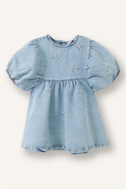 Baby Girl Cotton Denim Dress