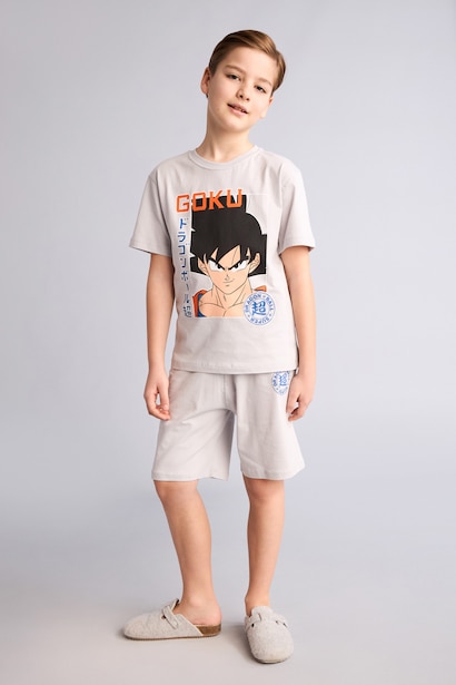 Boy 2 piece Regular Fit Dragon Ball Knitted Pyjamas