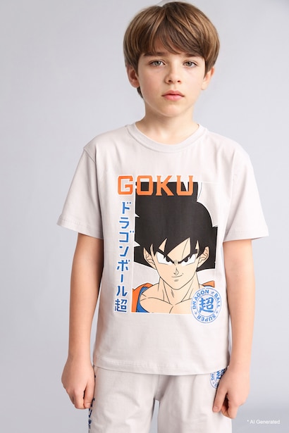 Boy 2 piece Regular Fit Dragon Ball Knitted Pyjamas