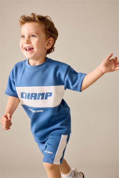 Baby Boy 2 piece Oversize Fit Slogan Set