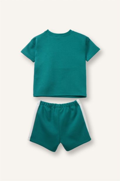 2 piece Oversize Fit Slogan Set