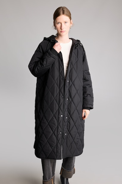 Regular Fit Kapitone Parka