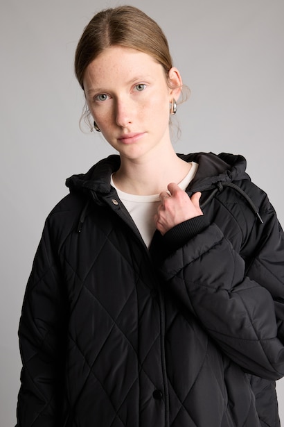 Regular Fit Kapitone Parka
