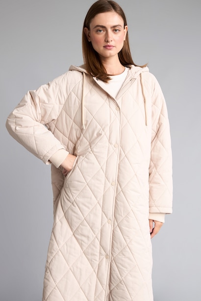 Regular Fit Kapitone Parka