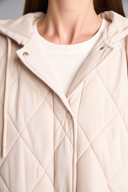 Regular Fit Kapitone Parka