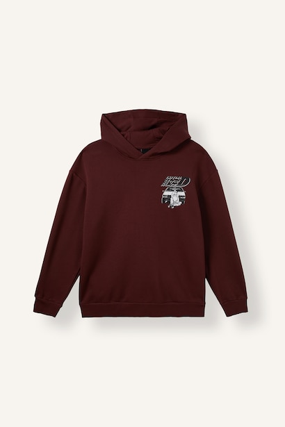 Initial D Kapüşonlu Sweatshirt