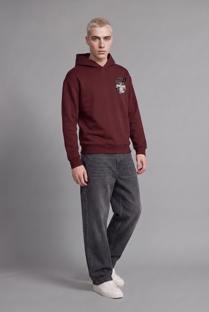 Initial D Kapüşonlu Sweatshirt