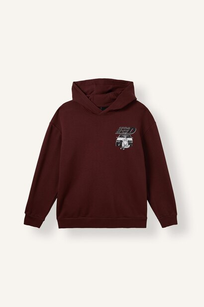 Boxy Fit Thick Sweatshirt Fabric Sweatshirt