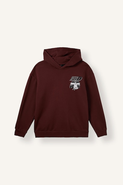 Boxy Fit Thick Sweatshirt Fabric Sweatshirt