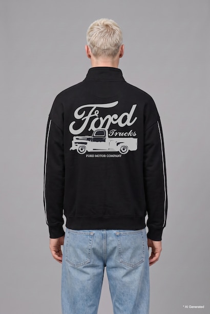 Ford Motor Company Boxy Fıt Sweatshirt