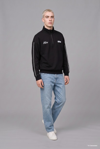 Ford Motor Company Boxy Fıt Sweatshirt