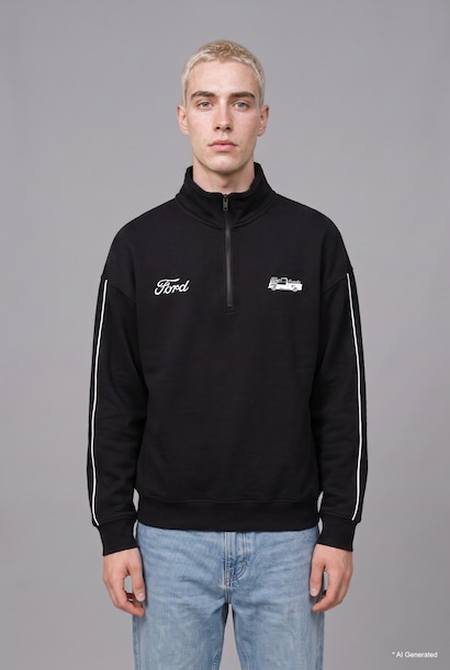 Ford Motor Company Boxy Fıt Sweatshirt
