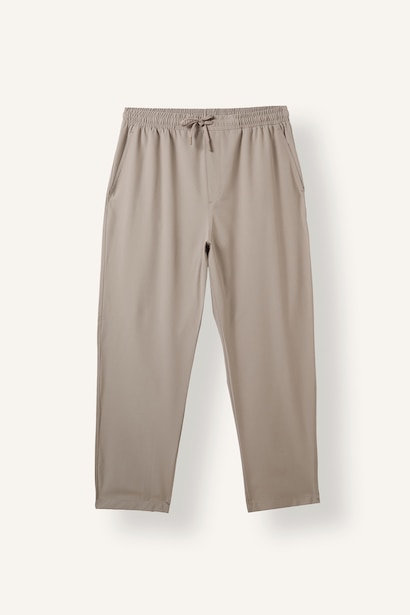 Standard Fit Stretch Fabric Trousers