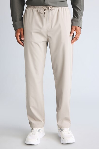Standard Fit Stretch Fabric Trousers