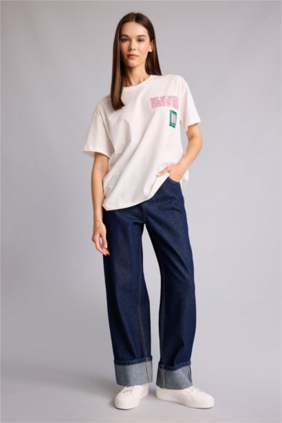 Oversize Fit Short Sleeve T-Shirt