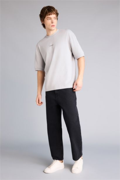 Loose Fıt Baskılı Tişört