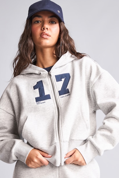 Slim Fit Thick Sweatshirt Fabric Cardigan