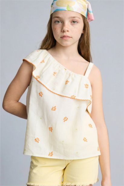 Kısa Kollu Bluz Kız Çocuk