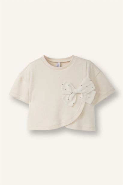 Ribana Kurdela Detaylı Tişört Kız Bebek