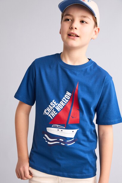 Boy New Regular Fit Printed T-Shirt