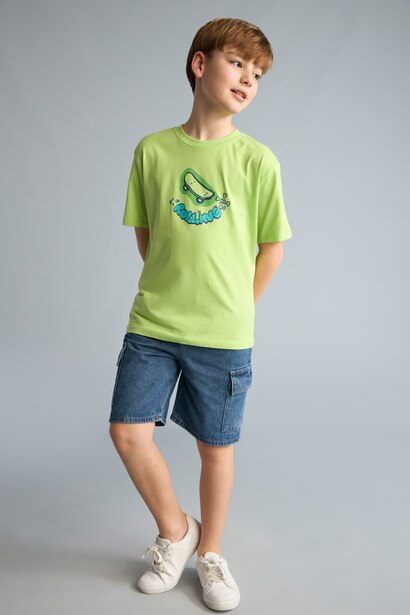 Boy New Regular Fit Printed T-Shirt