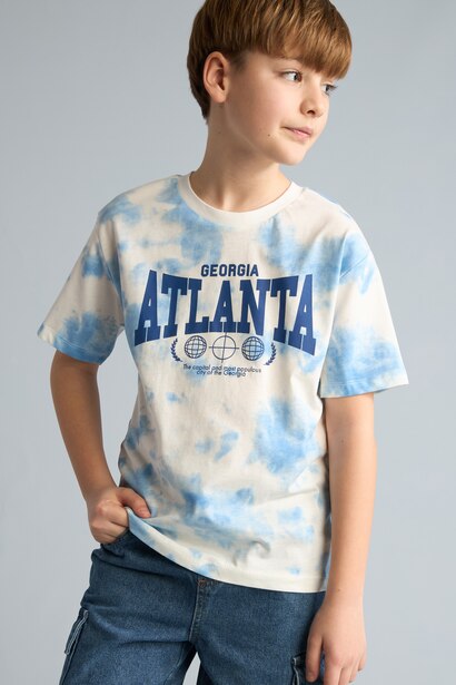Boy New Regular Fit Printed Short Sleeve T-Shirt