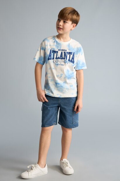 Boy New Regular Fit Printed Short Sleeve T-Shirt