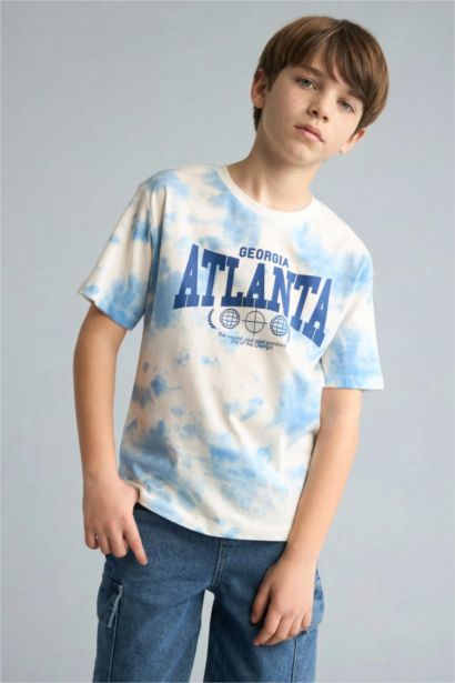 New Regular Fit Printed Short Sleeve T-Shirt