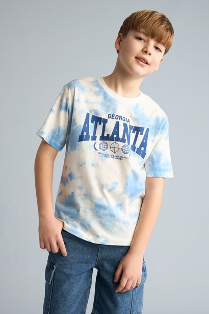 Boy New Regular Fit Printed Short Sleeve T-Shirt