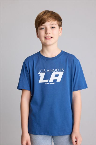 New Regular Fit Printed Short Sleeve T-Shirt