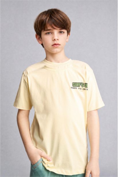 New Regular Fit Printed Short Sleeve T-Shirt