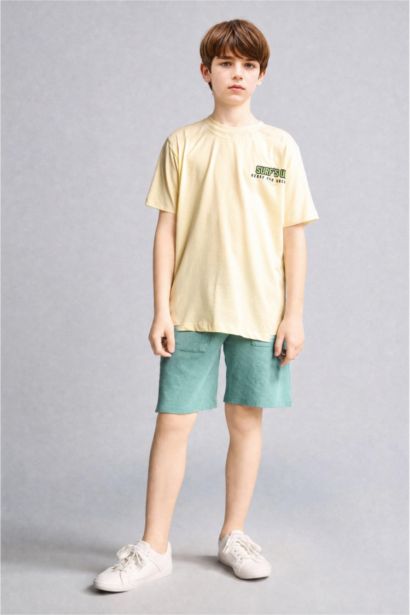 New Regular Fit Printed Short Sleeve T-Shirt