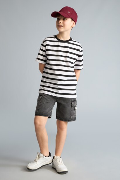 Boy New Regular Fit Printed Short Sleeve T-Shirt