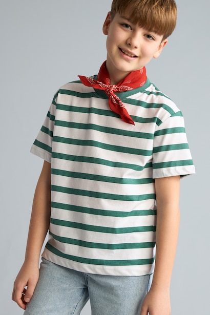 Boy New Regular Fit Printed Short Sleeve T-Shirt