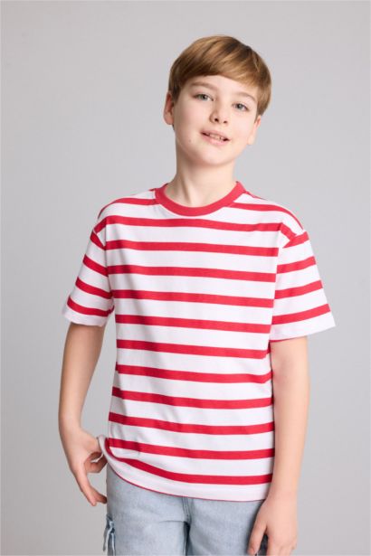 New Regular Fit Printed Short Sleeve T-Shirt