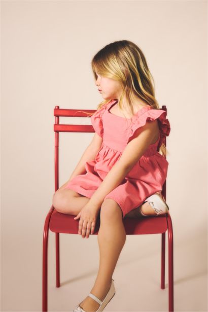 Poplin Elbise Kız Bebek