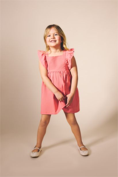 Poplin Elbise Kız Bebek