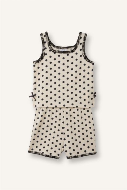 Krinkıl Puantiyeli 2'li Takım Kız Bebek