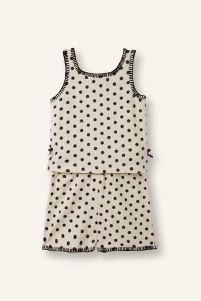 Krinkıl Puantiyeli 2'li Takım Kız Bebek