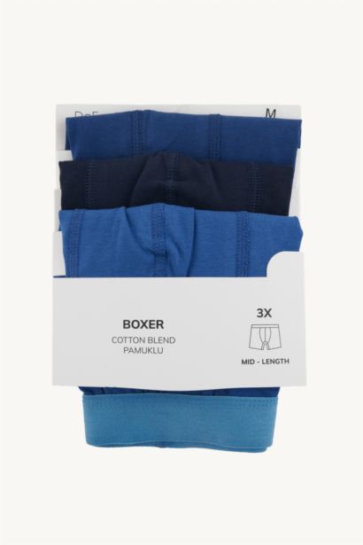 Regular Fıt 3'lü Boxer