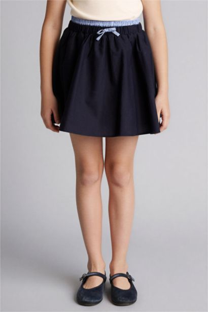 Girl Cotton Regular Fit Skirt