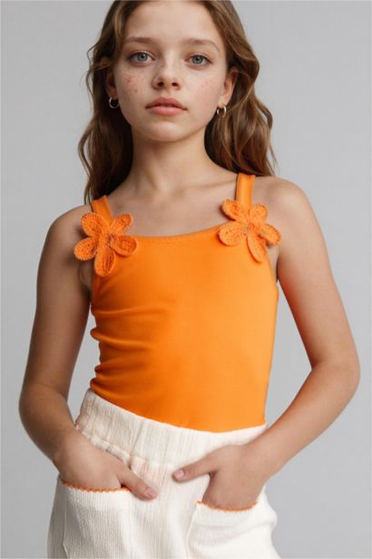 Çiçek desenli Atlet Kız Çocuk