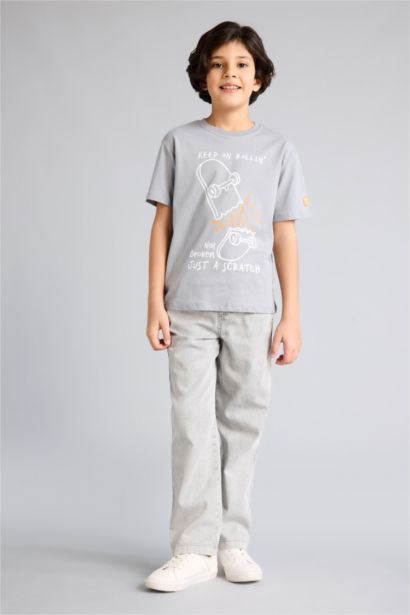 Regular Fit Printed Short Sleeve T-Shirt