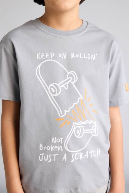 Regular Fit Printed Short Sleeve T-Shirt