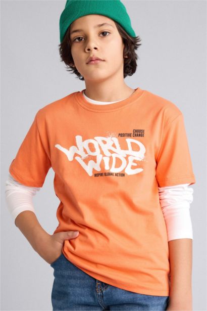 Baskılı Tişört Erkek Çocuk