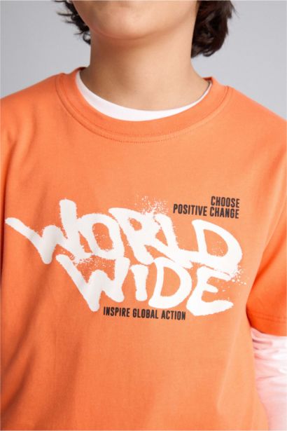 Baskılı Tişört Erkek Çocuk